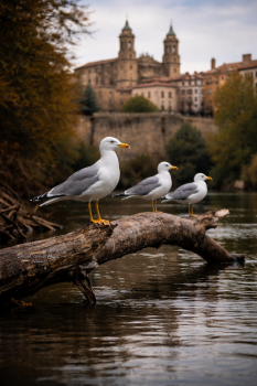 GAVIOTAS EN PAMPLONA